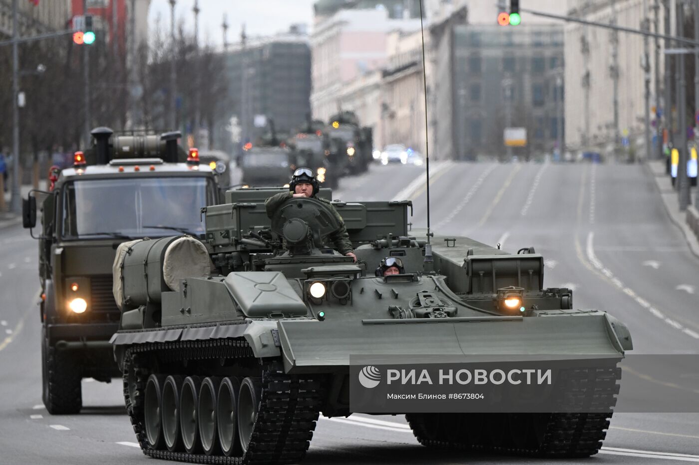 Репетиция парада Победы в Москве