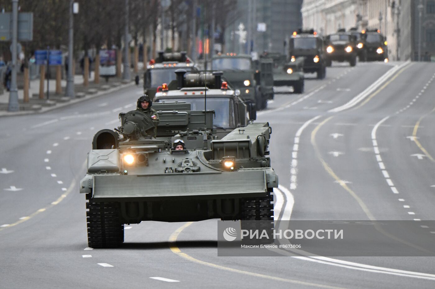 Репетиция парада Победы в Москве