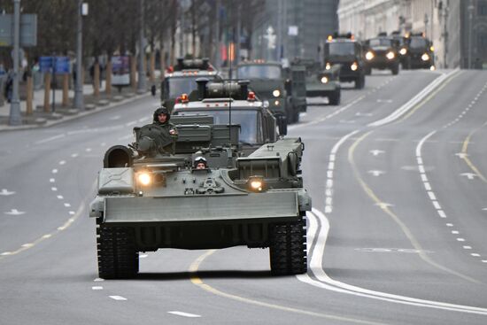 Репетиция парада Победы в Москве