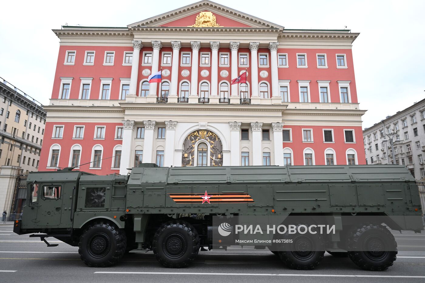 Репетиция парада Победы в Москве