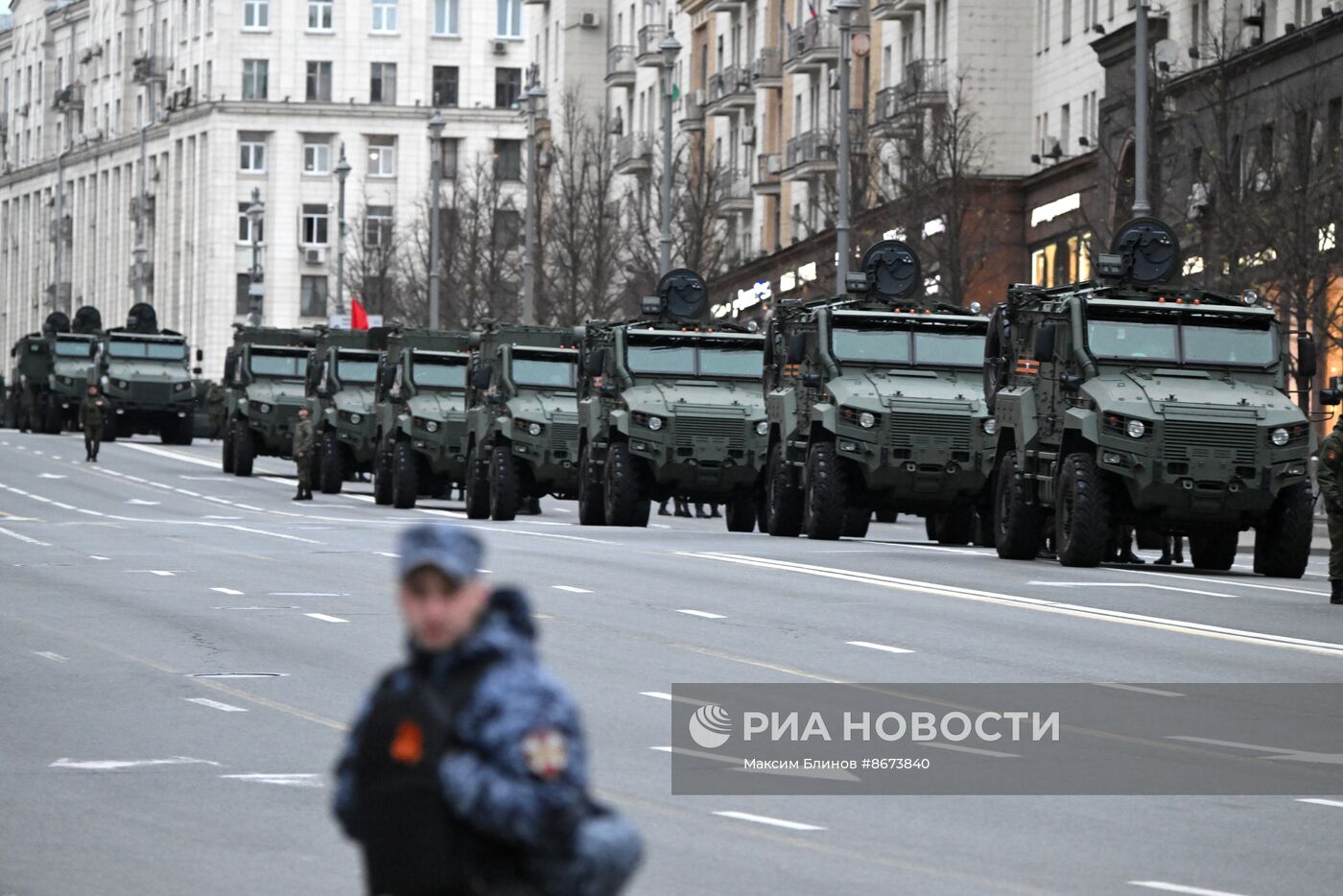 Репетиция парада Победы в Москве