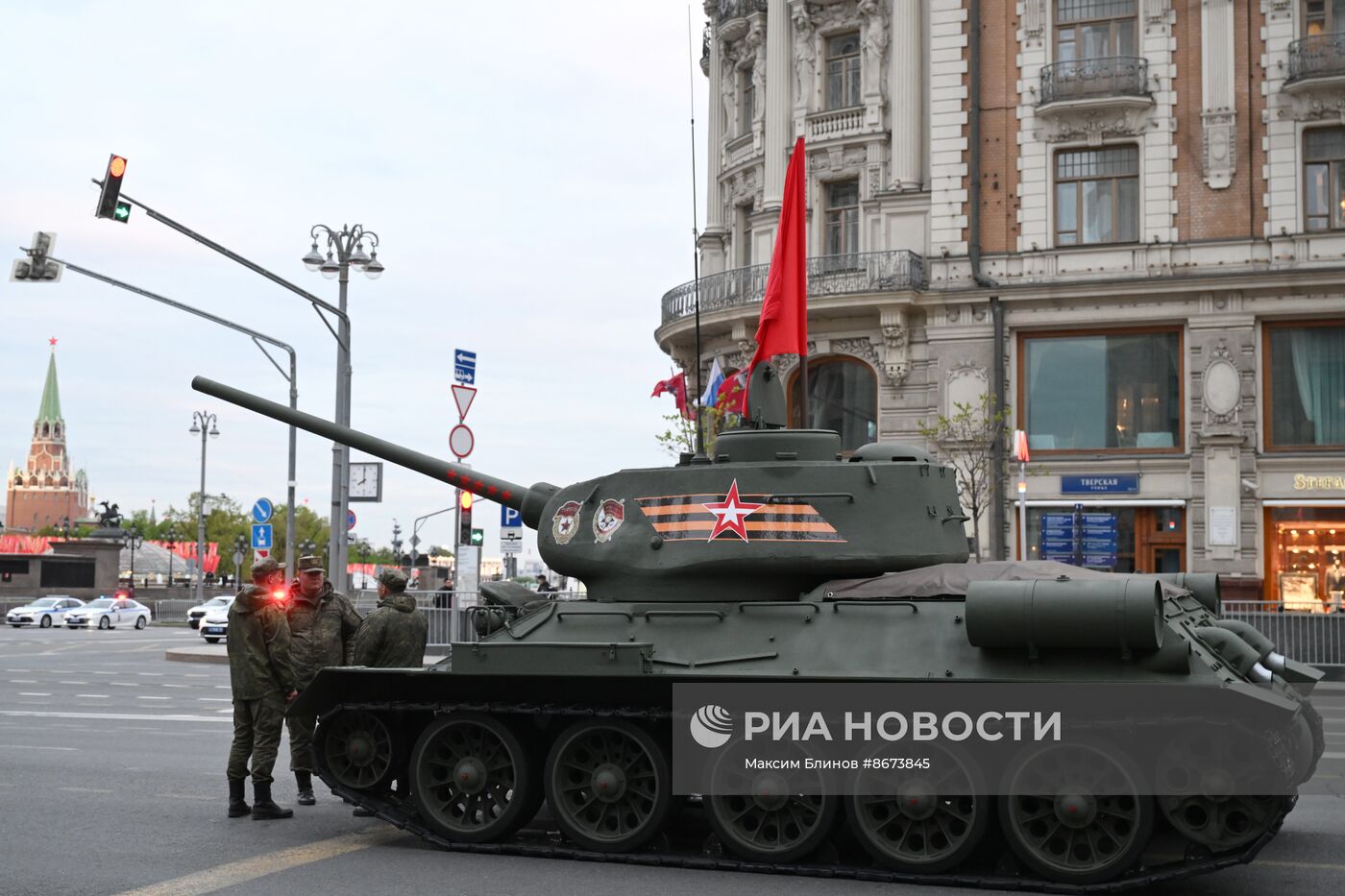 Репетиция парада Победы в Москве