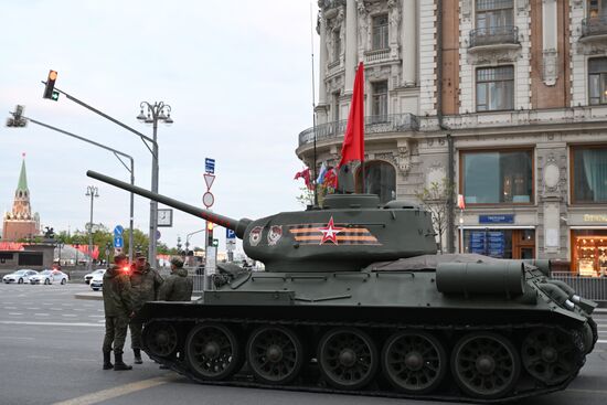 Репетиция парада Победы в Москве