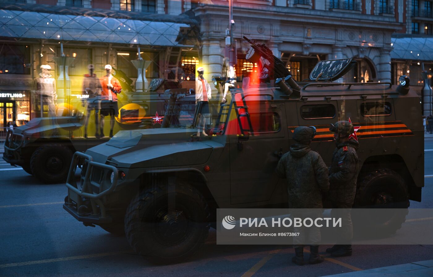 Репетиция парада Победы в Москве