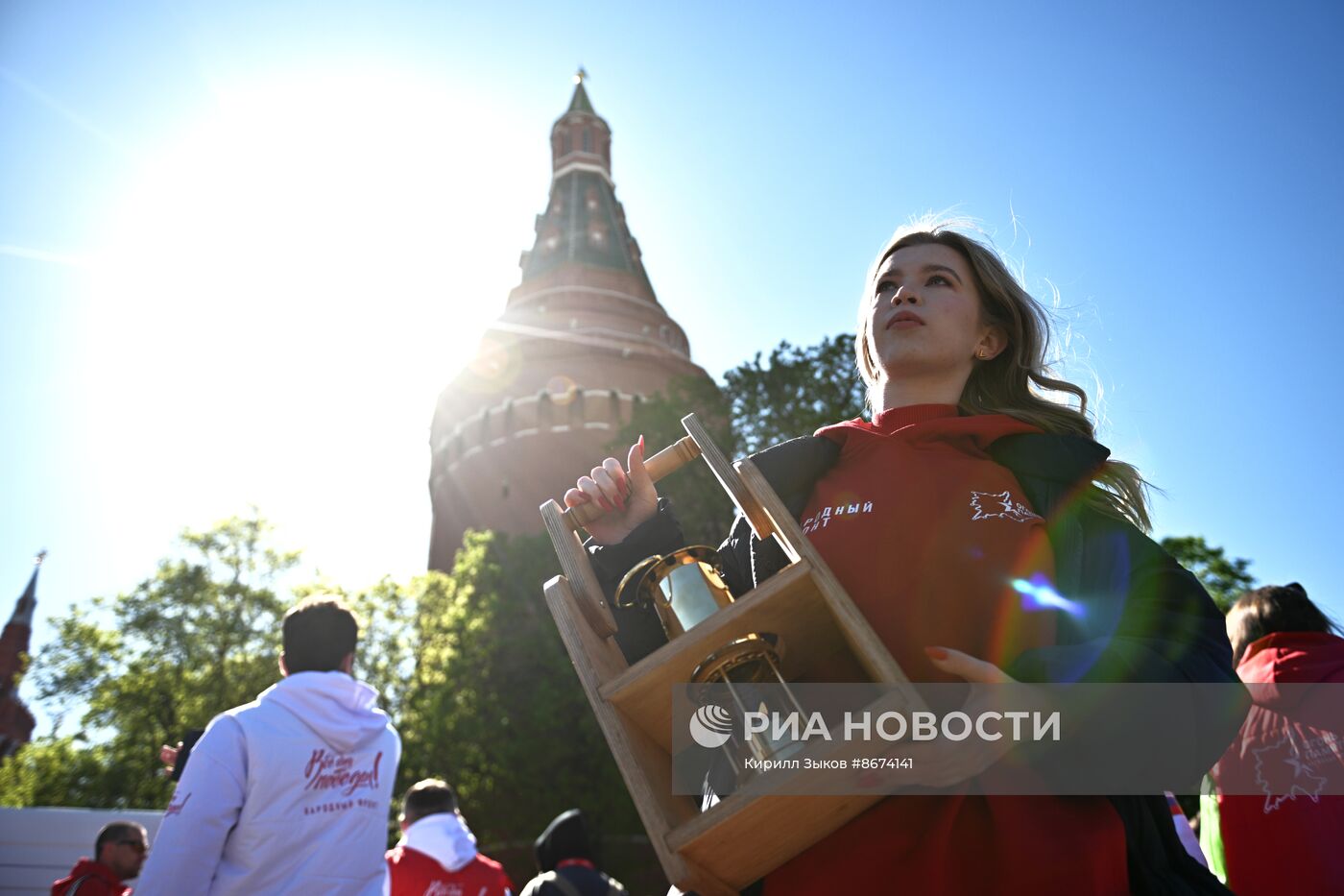 Международная акция "Огонь памяти" в Москве