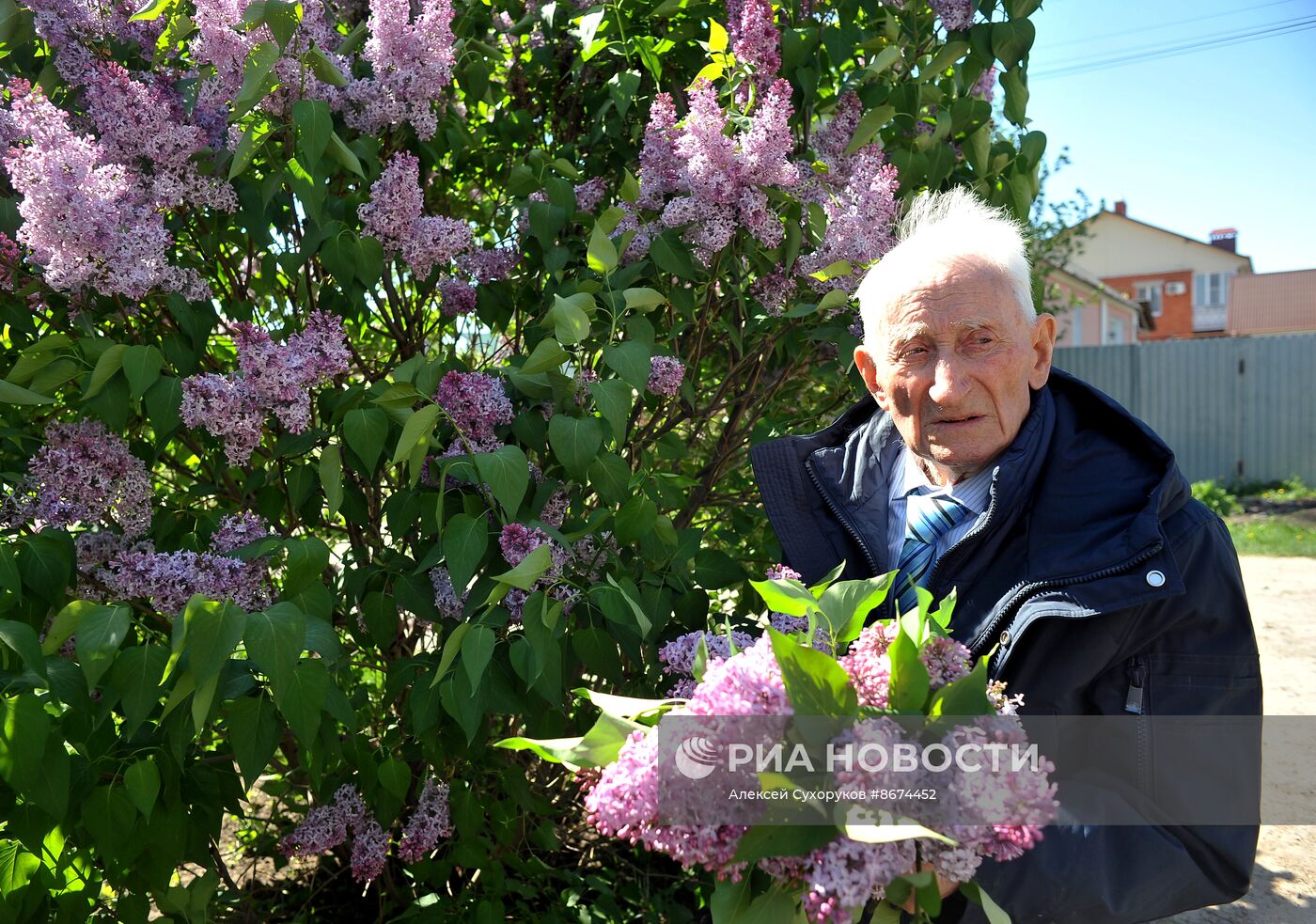 Ветеран Великой Отечественной войны С. Жмылев