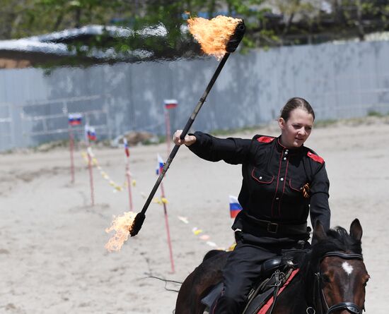 Фестиваль "Конные традиции России" во Владивостоке