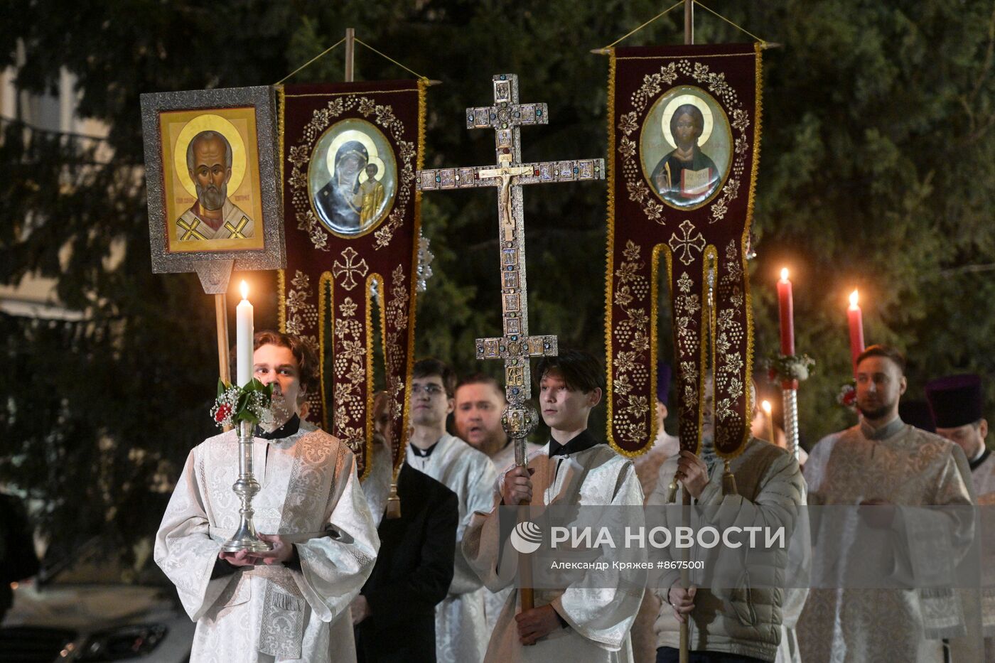 Празднование Пасхи в России