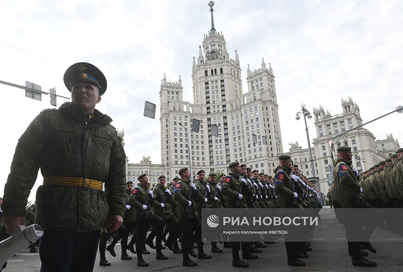 Генеральная репетиция парада к 79-летию Победы в Великой Отечественной войне