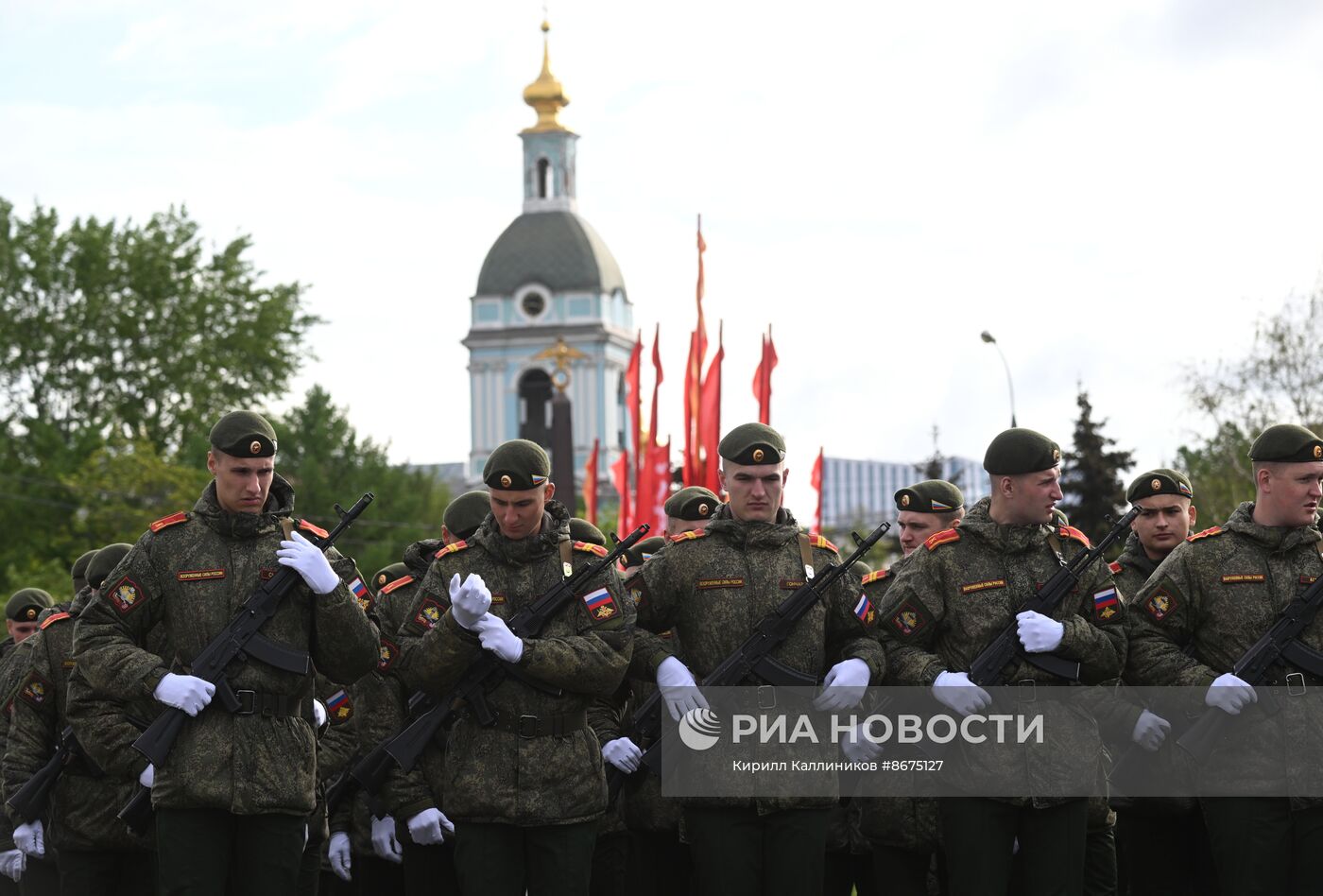 Генеральная репетиция парада к 79-летию Победы в Великой Отечественной войне
