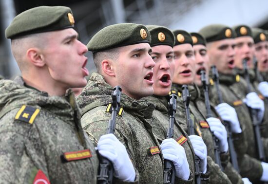 Генеральная репетиция парада к 79-летию Победы в Великой Отечественной войне