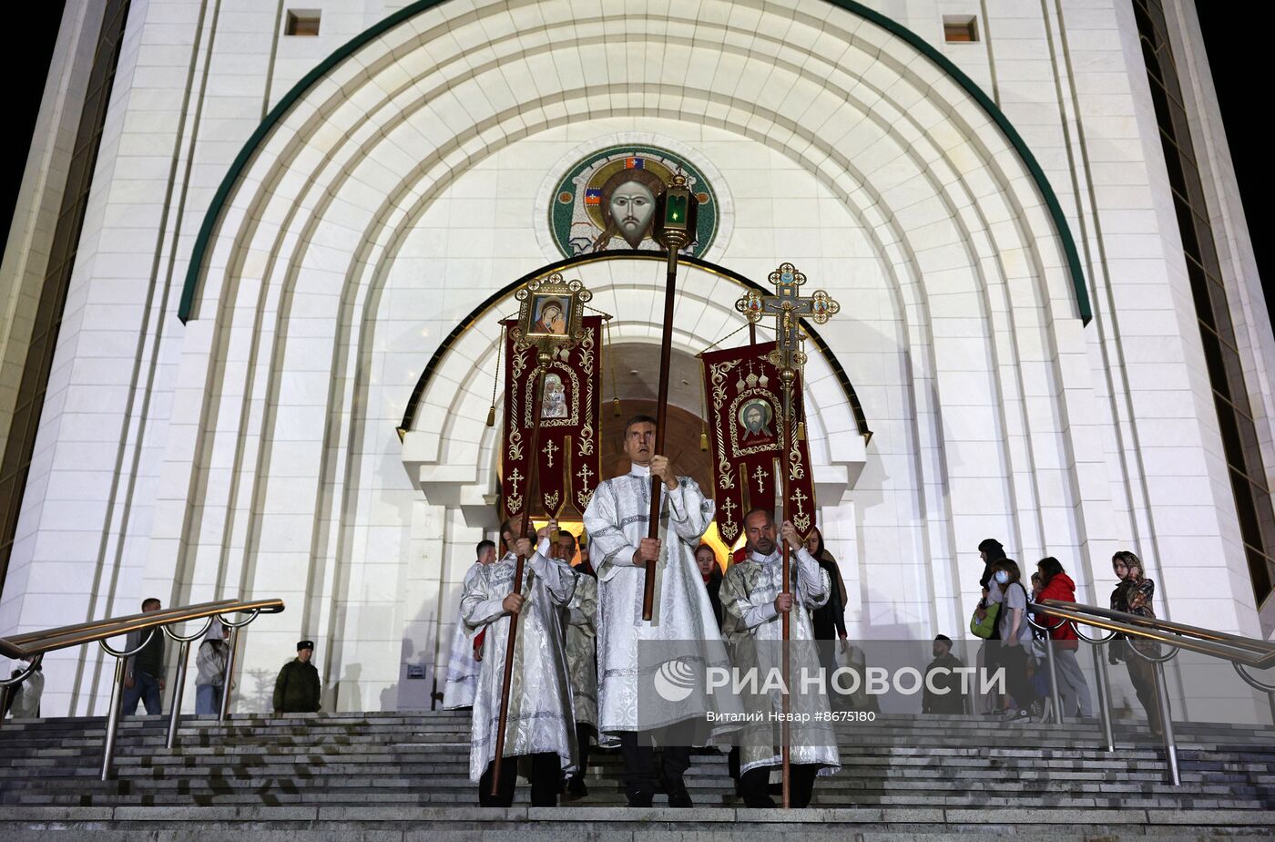 Празднование Пасхи в России