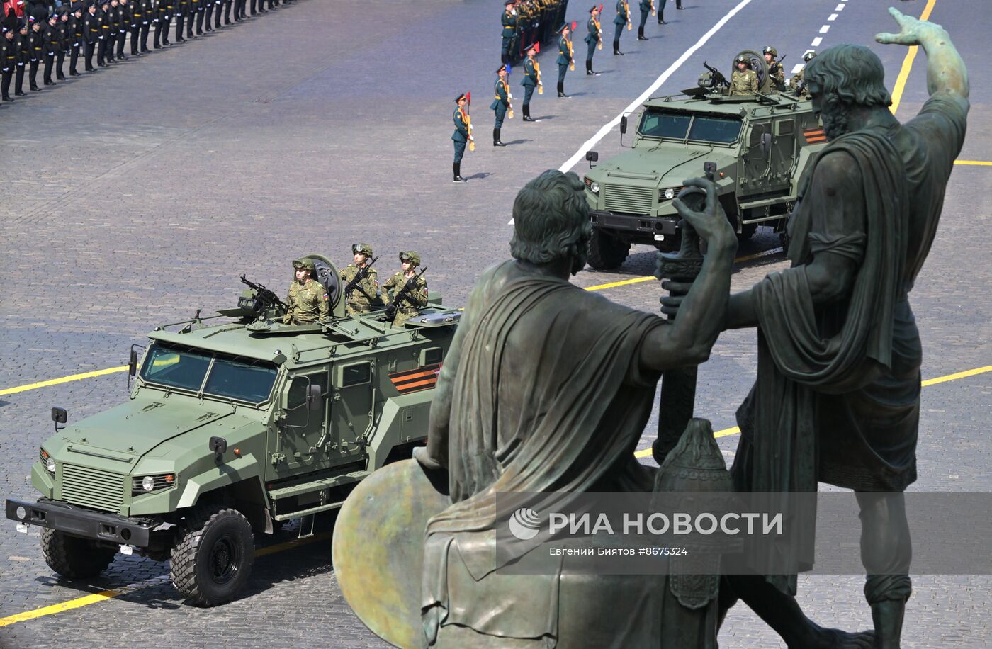 Генеральная репетиция парада к 79-летию Победы в Великой Отечественной войне