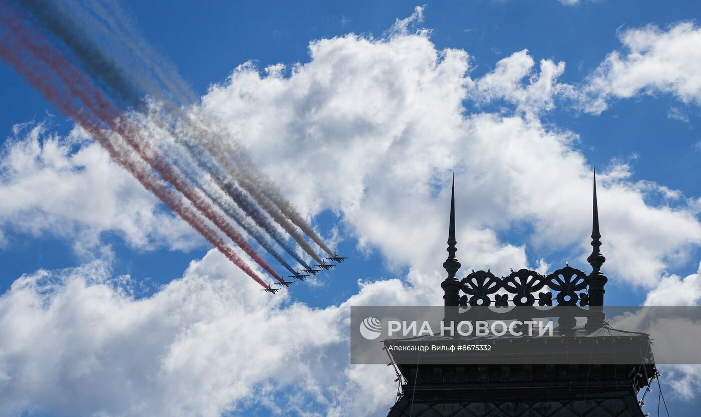 Генеральная репетиция парада к 79-летию Победы в Великой Отечественной войне