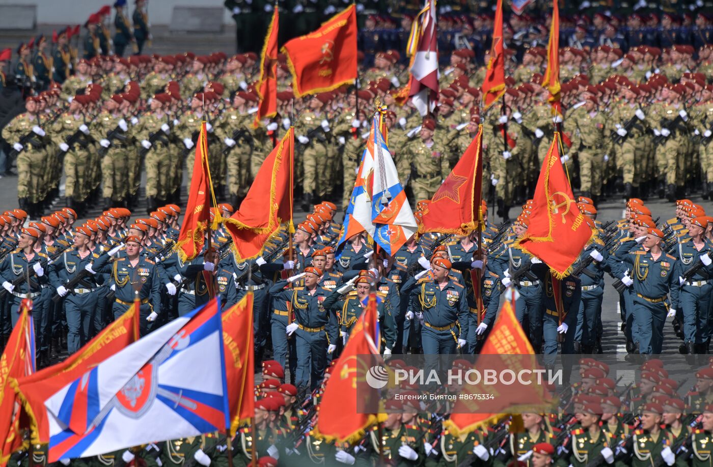 Генеральная репетиция парада к 79-летию Победы в Великой Отечественной войне