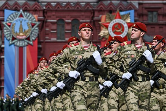 Генеральная репетиция парада к 79-летию Победы в Великой Отечественной войне