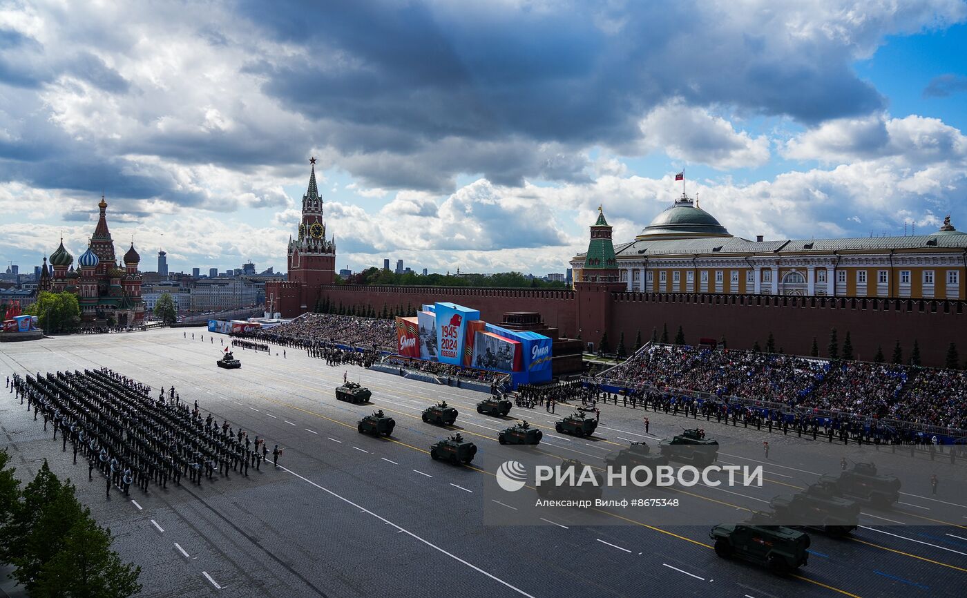 Генеральная репетиция парада к 79-летию Победы в Великой Отечественной войне