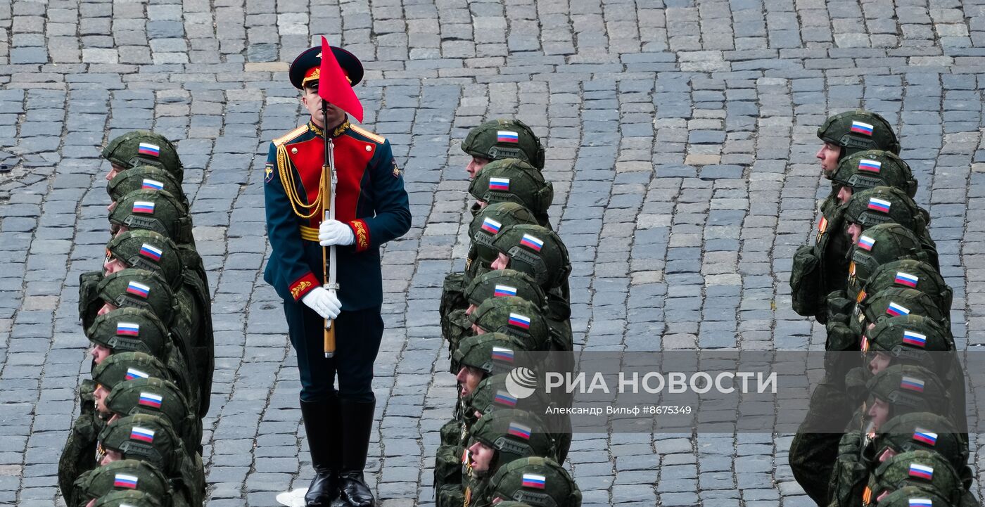 Генеральная репетиция парада к 79-летию Победы в Великой Отечественной войне