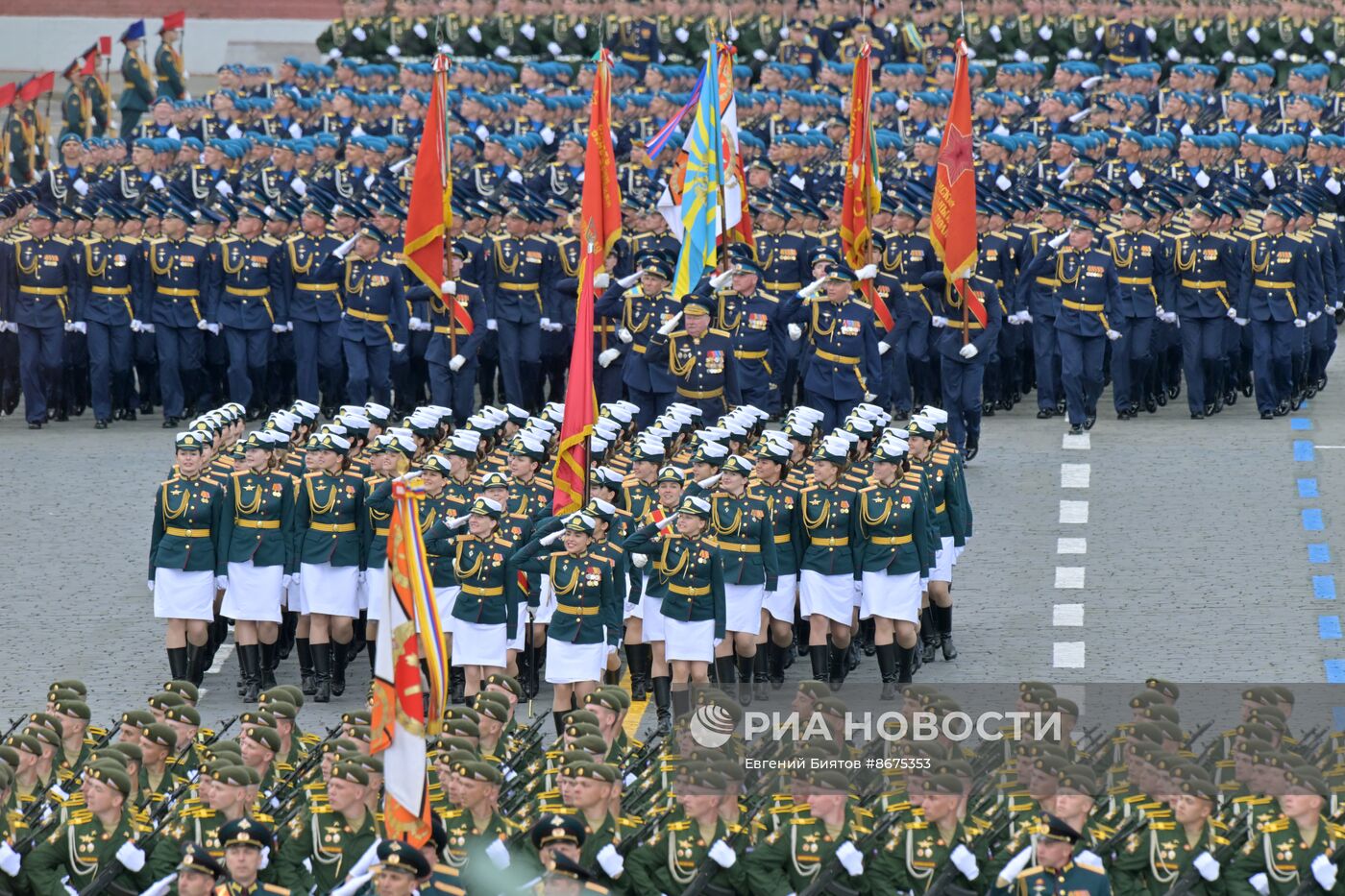 Генеральная репетиция парада к 79-летию Победы в Великой Отечественной войне