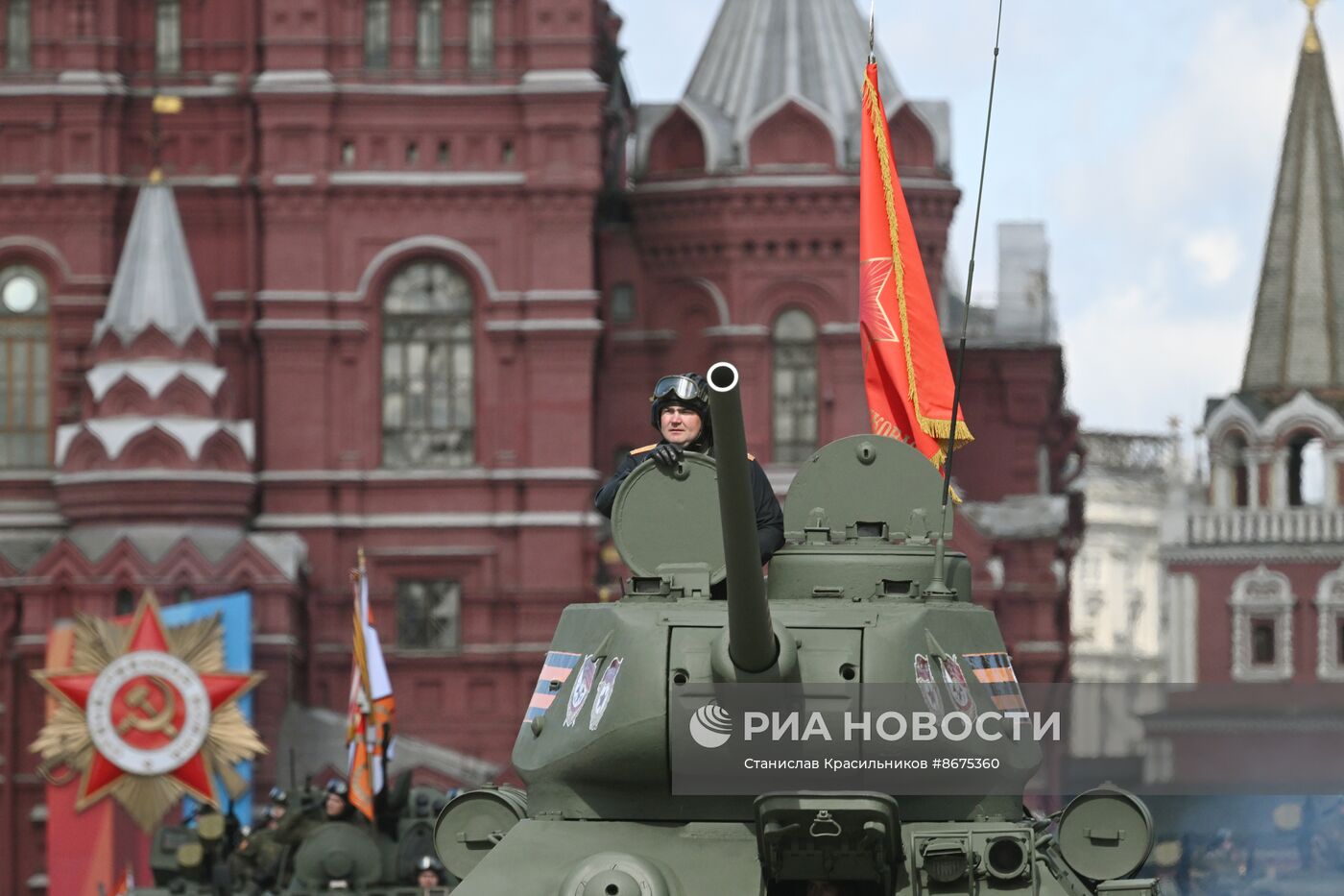 Генеральная репетиция парада к 79-летию Победы в Великой Отечественной войне