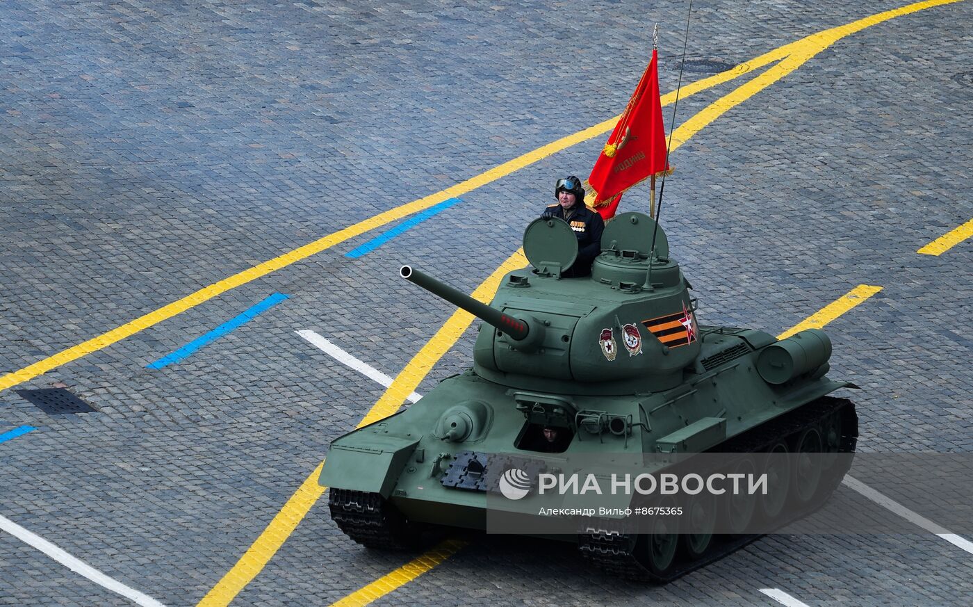 Генеральная репетиция парада к 79-летию Победы в Великой Отечественной войне