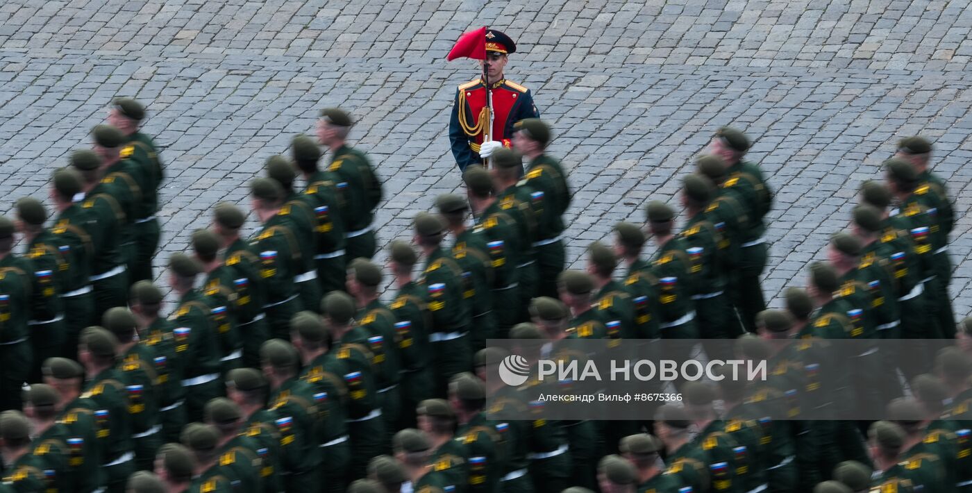 Генеральная репетиция парада к 79-летию Победы в Великой Отечественной войне