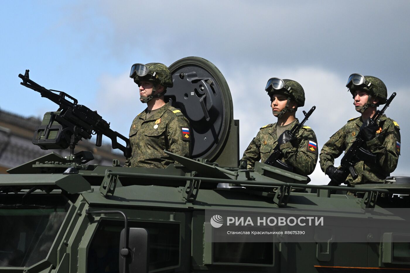 Генеральная репетиция парада к 79-летию Победы в Великой Отечественной войне