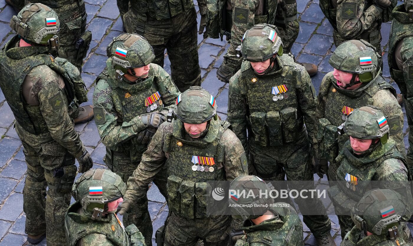 Генеральная репетиция парада к 79-летию Победы в Великой Отечественной войне