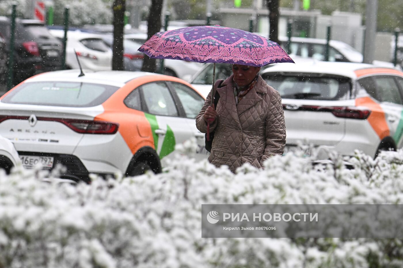 Снег в Москве