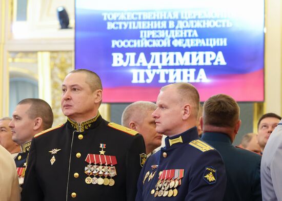 Инаугурация президента РФ Владимира Путина