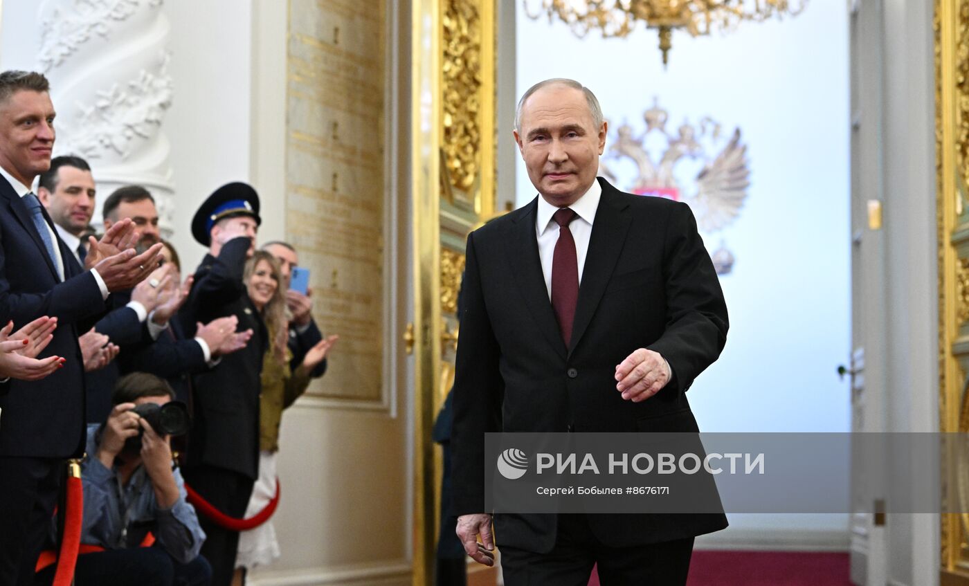 Инаугурация президента РФ Владимира Путина