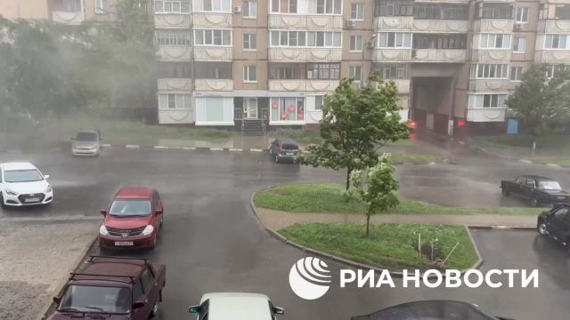 В Белгородской области прошли сильнейшие ливни