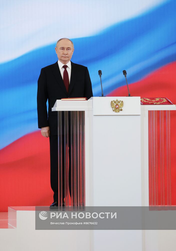 Инаугурация президента РФ Владимира Путина