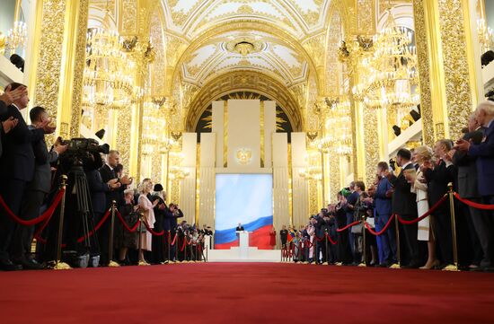 Инаугурация президента РФ Владимира Путина