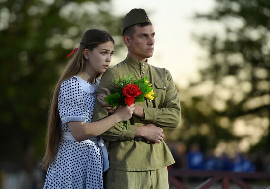 Акция "Свеча памяти" в Крыму