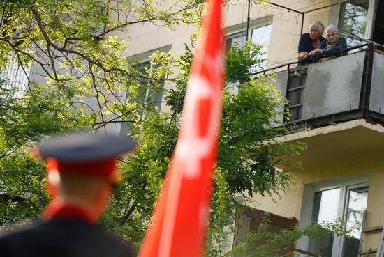 Поздравление ветеранов ВОВ с наступающим Днем Победы