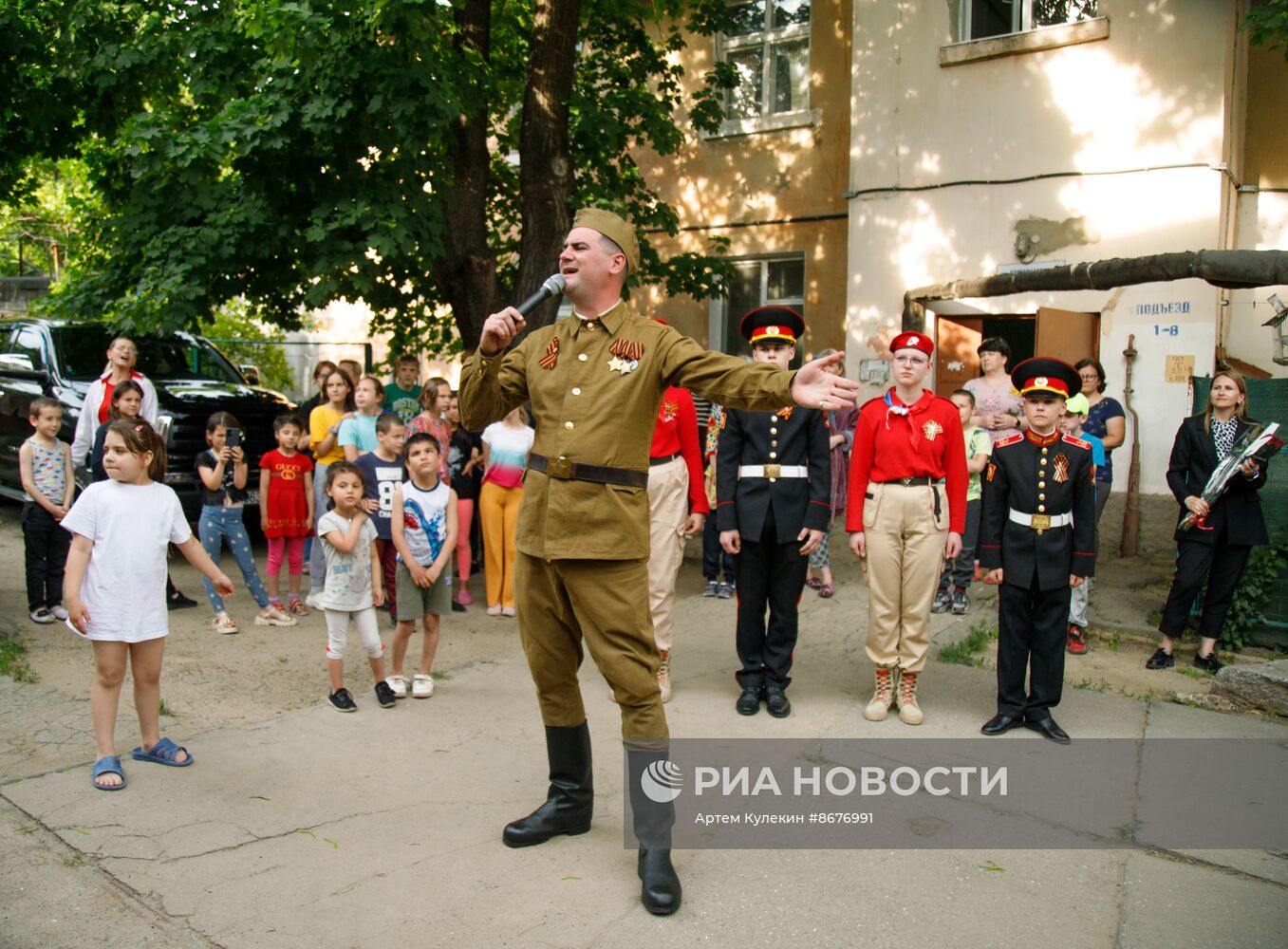 Поздравление ветеранов ВОВ с наступающим Днем Победы