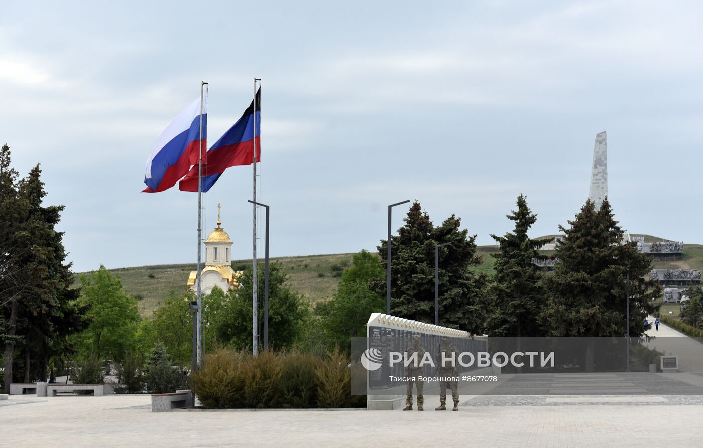 На мемориале "Саур-Могила" провели акции ко Дню Победы