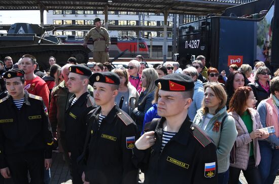 Прибытие "Поезда Победы" во Владивосток