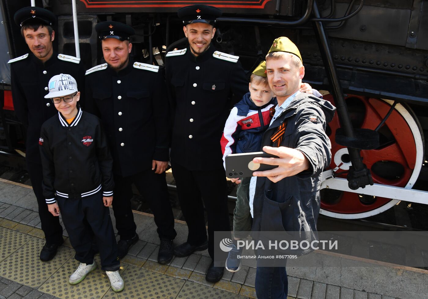 Прибытие "Поезда Победы" во Владивосток