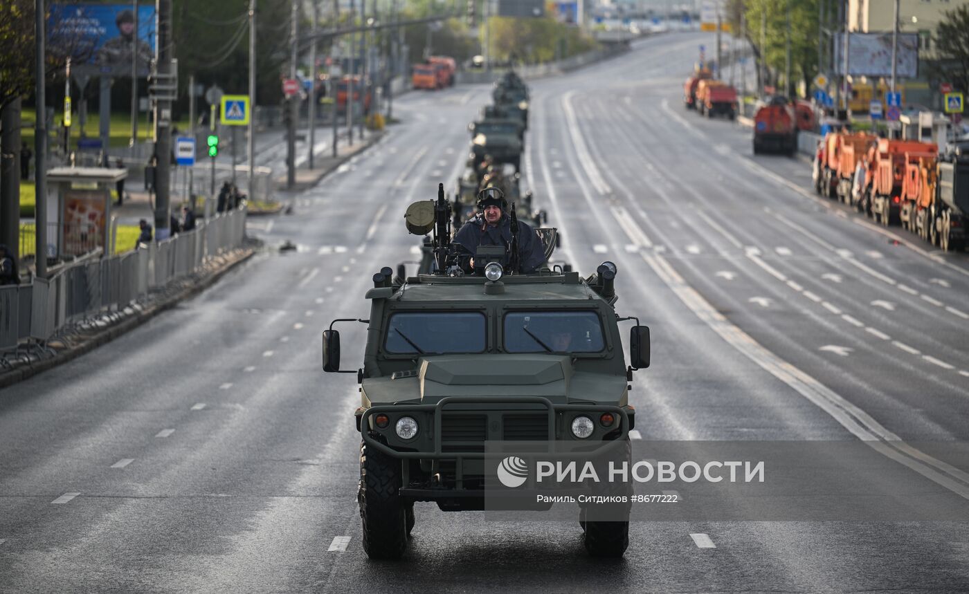 Генеральная репетиция парада к 79-летию Победы в Великой Отечественной войне