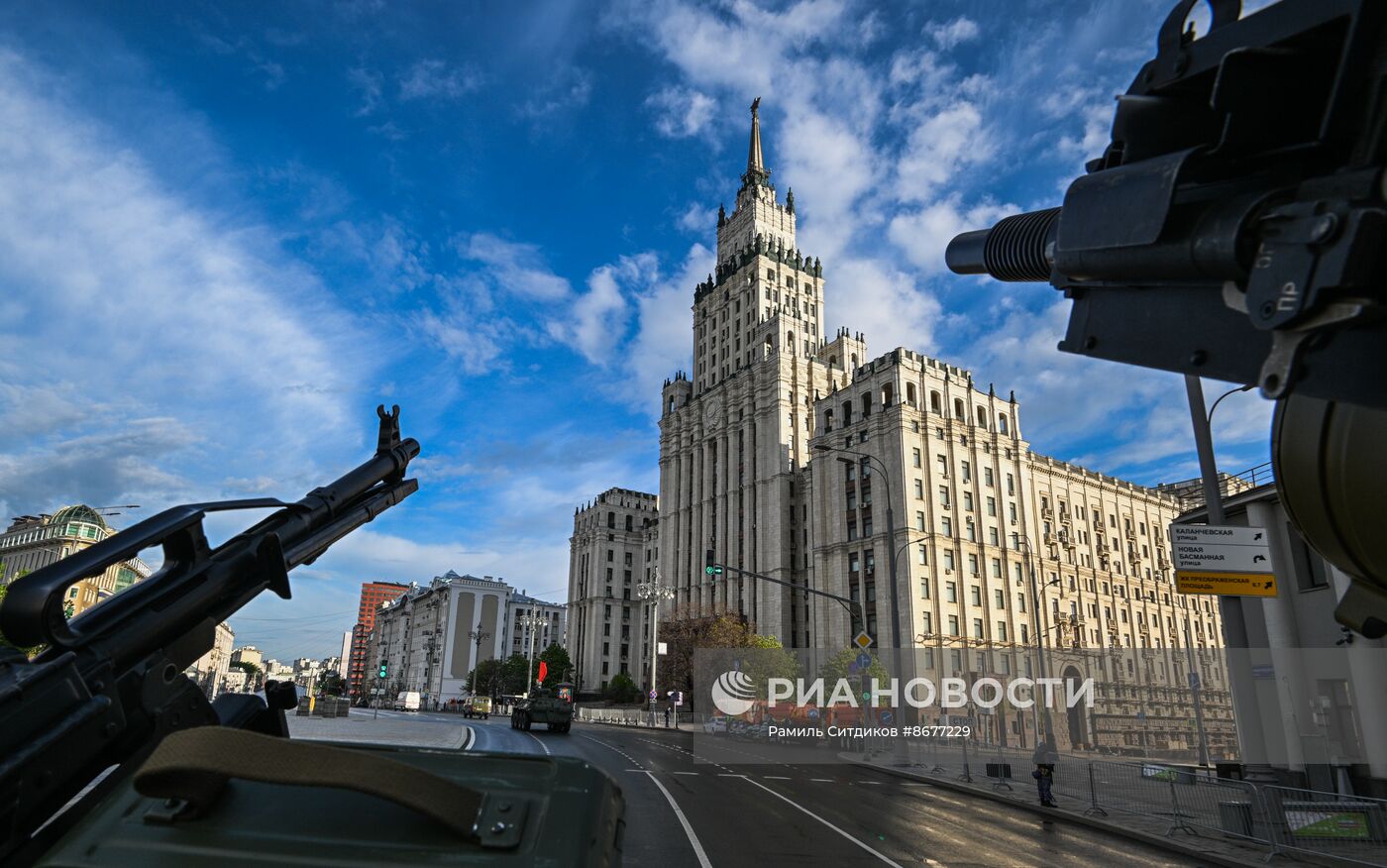 Генеральная репетиция парада к 79-летию Победы в Великой Отечественной войне