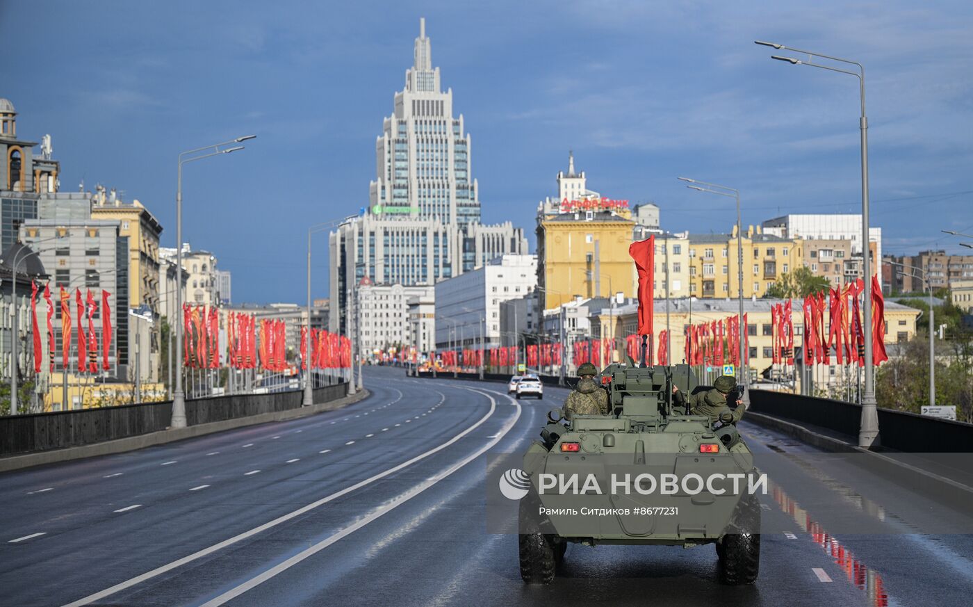Генеральная репетиция парада к 79-летию Победы в Великой Отечественной войне