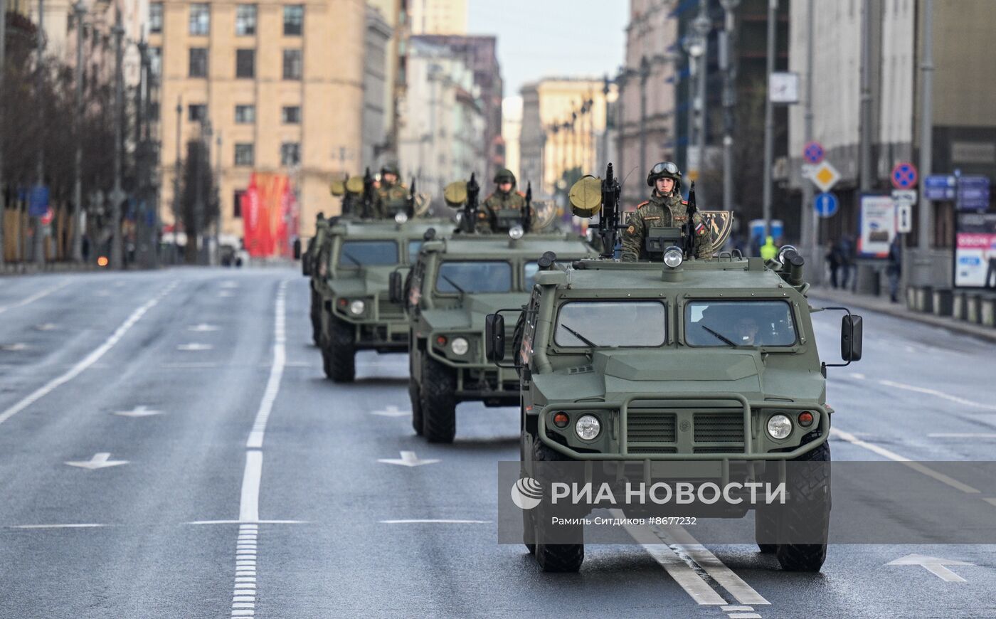 Генеральная репетиция парада к 79-летию Победы в Великой Отечественной войне