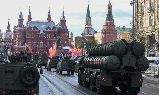 Генеральная репетиция парада к 79-летию Победы в Великой Отечественной войне