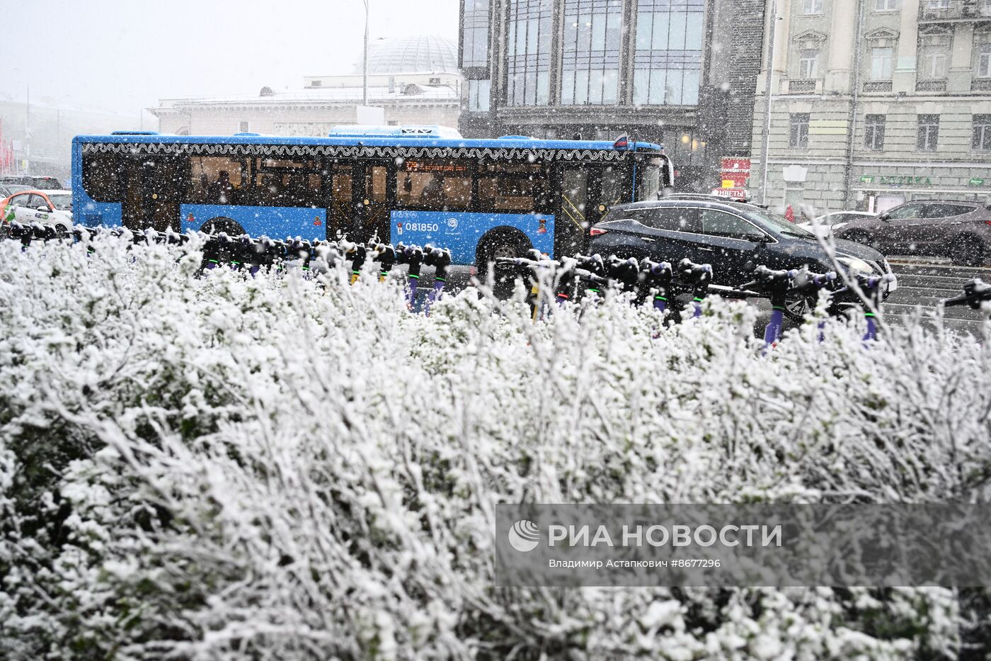 Снег в Москве