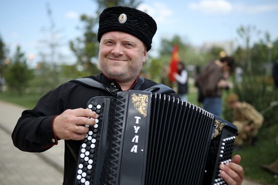 Историческая реконструкция эпизода битвы за Берлин