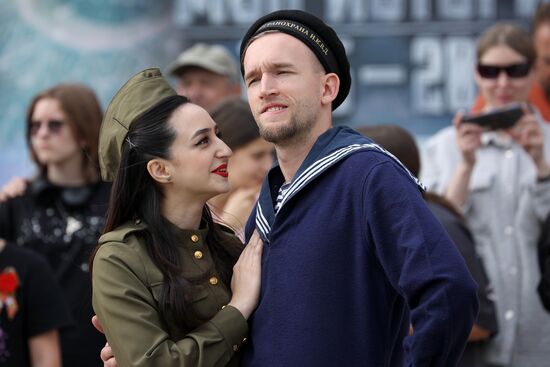 Историческая реконструкция эпизода битвы за Берлин