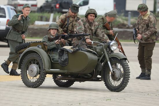 Историческая реконструкция эпизода битвы за Берлин