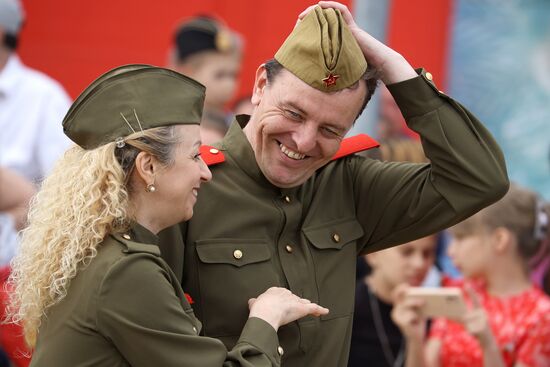 Историческая реконструкция эпизода битвы за Берлин